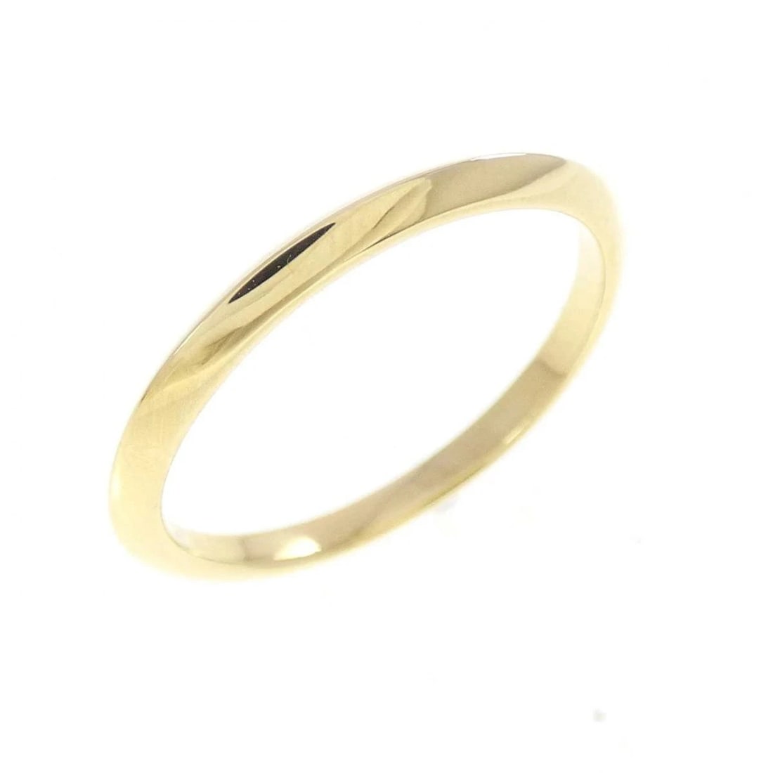 TIFFANY 750 YELLOW GOLD BAND RING: Tiffany 750 Yellow Gold Band Ring Brand: Tiffany & Co. Type/Style: Ring Material: 750 yellow gold, Color: yellow gold Size: US 5 Accessories: None Accessories Notice: When purchasing pre-o