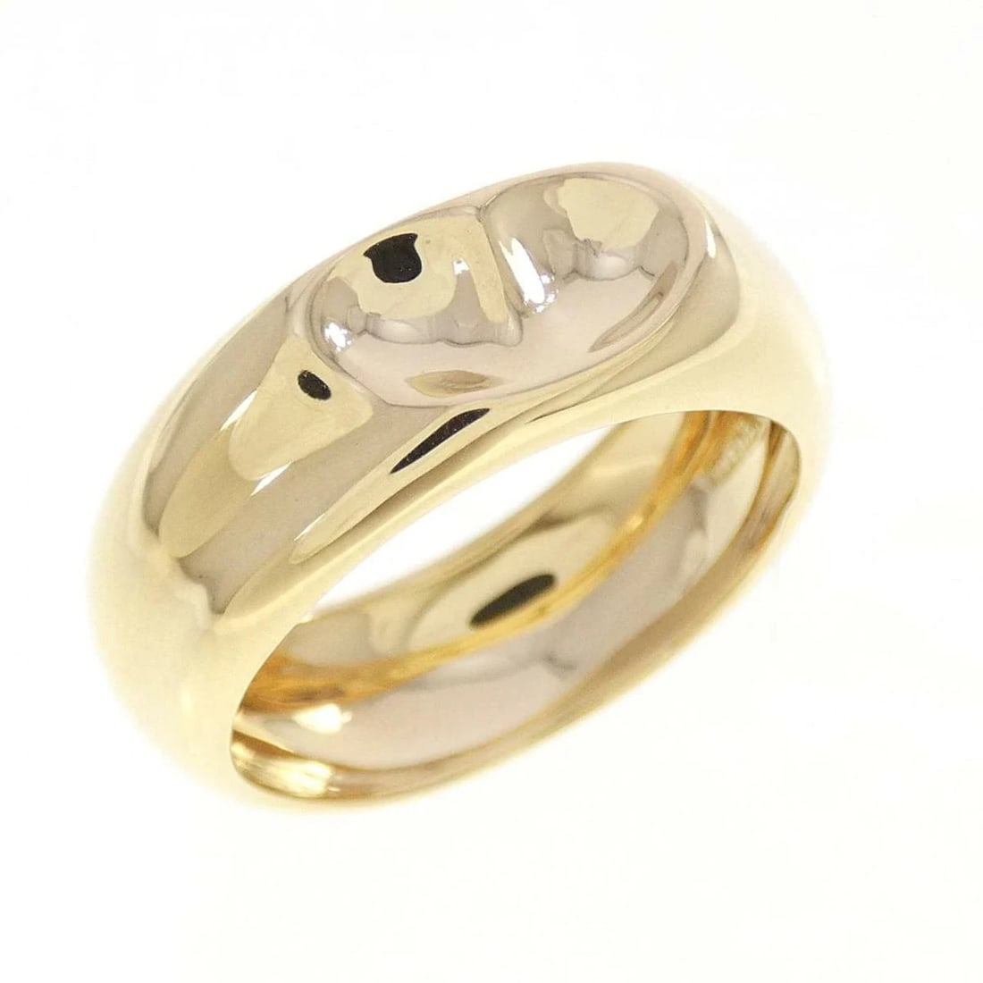 TIFFANY HEART RING 750 YELLOW GOLD: Tiffany Heart Ring 750 Yellow Gold Brand: Tiffany & Co. Type/Style: Ring Material: 750 yellow gold, Color: Yellow Gold Size: US 5.5 Accessories: None Accessories Notice: When purchasing pr