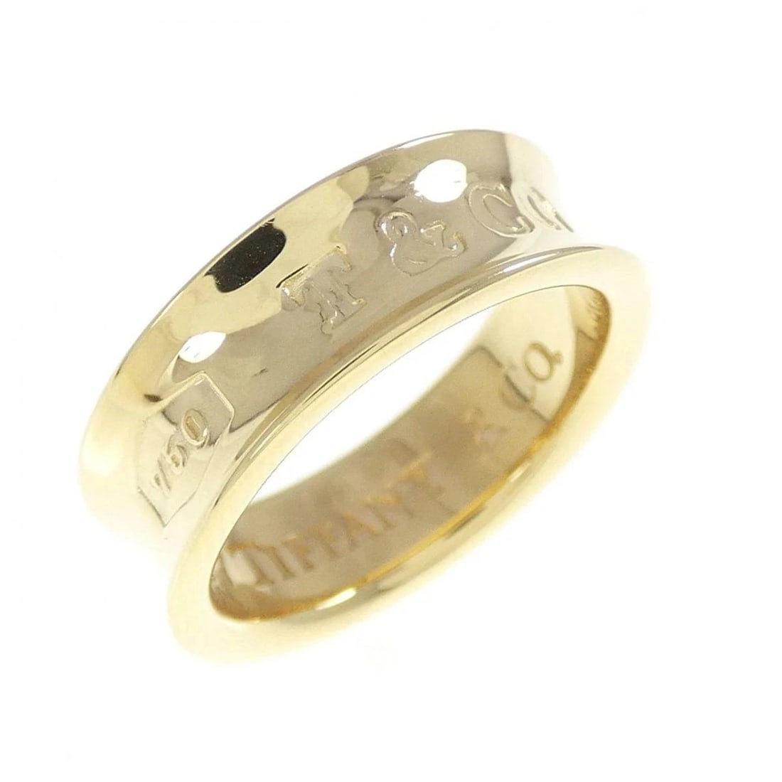 TIFFANY RING YELLOW GOLD 750 (1 of 4)