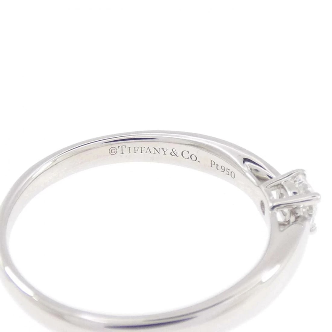 TIFFANY HARMONY PLATINUM RING - 3