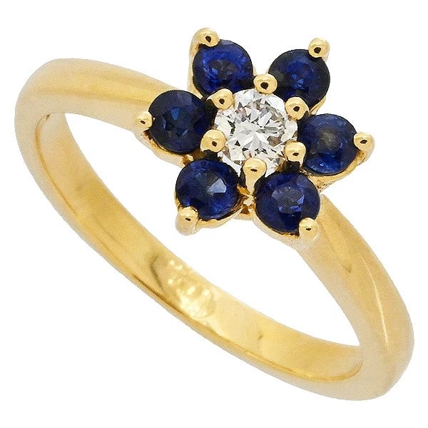 TIFFANY & CO. BUTTERCUP SAPPHIRE DIAMOND RING: Tiffany & Co. Buttercup Sapphire Diamond Ring Brand: Tiffany & Co. Type/Style: Ring Material: 18K Yellow Gold, Main Stone Natural Color: Yellow Gold Size: US 5.5 Accessories: None Accessor