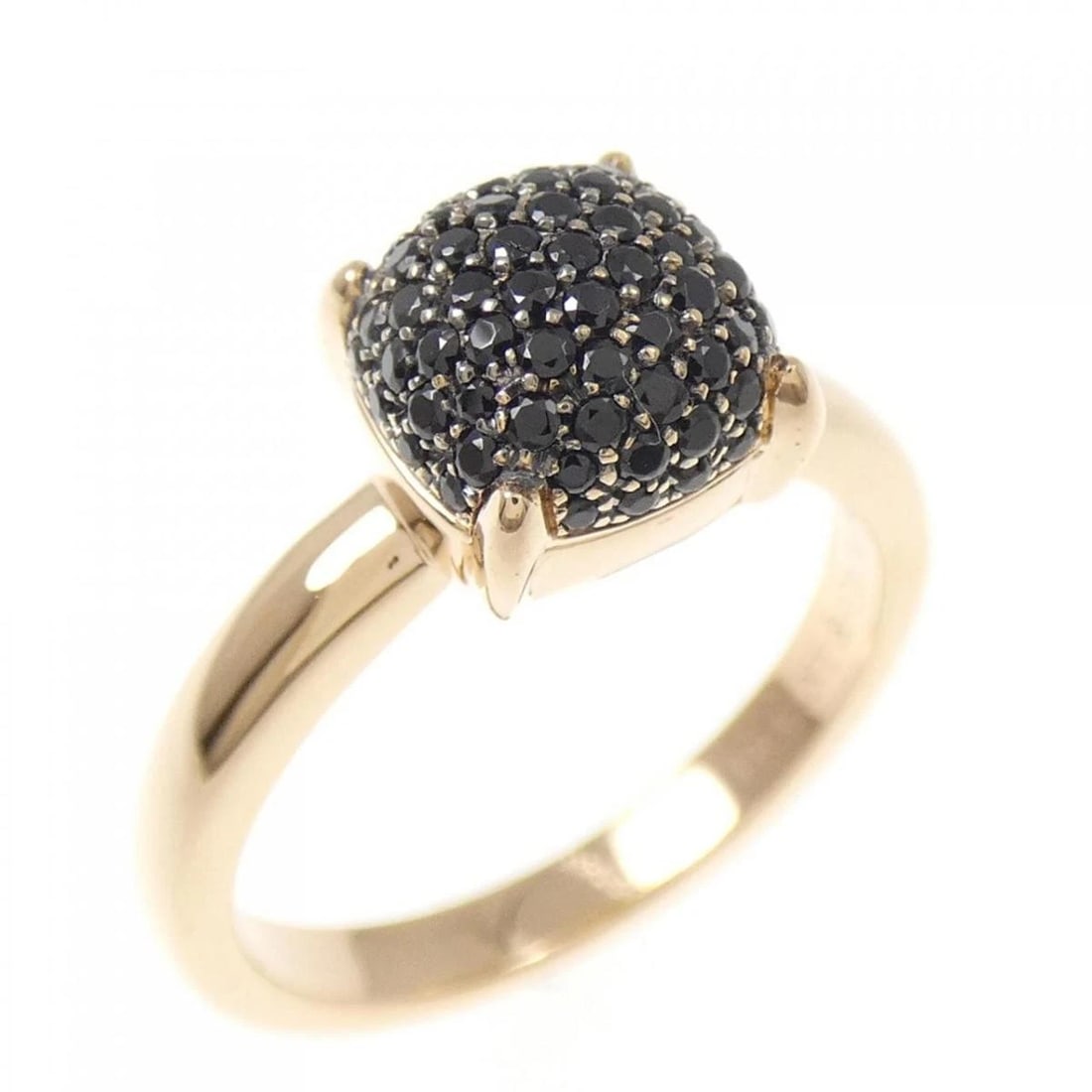 TIFFANY SUGAR STACK RING SPINEL 750 PINK & BLACK GOLD: Tiffany Sugar Stack Ring Spinel 750 Pink & Black Gold Brand: Tiffany & Co. Type/Style: Ring Material: 750 Pink Gold and 750 Black Gold, Color: Pink Gold, Black Gold Size: US 5 Accessories: None