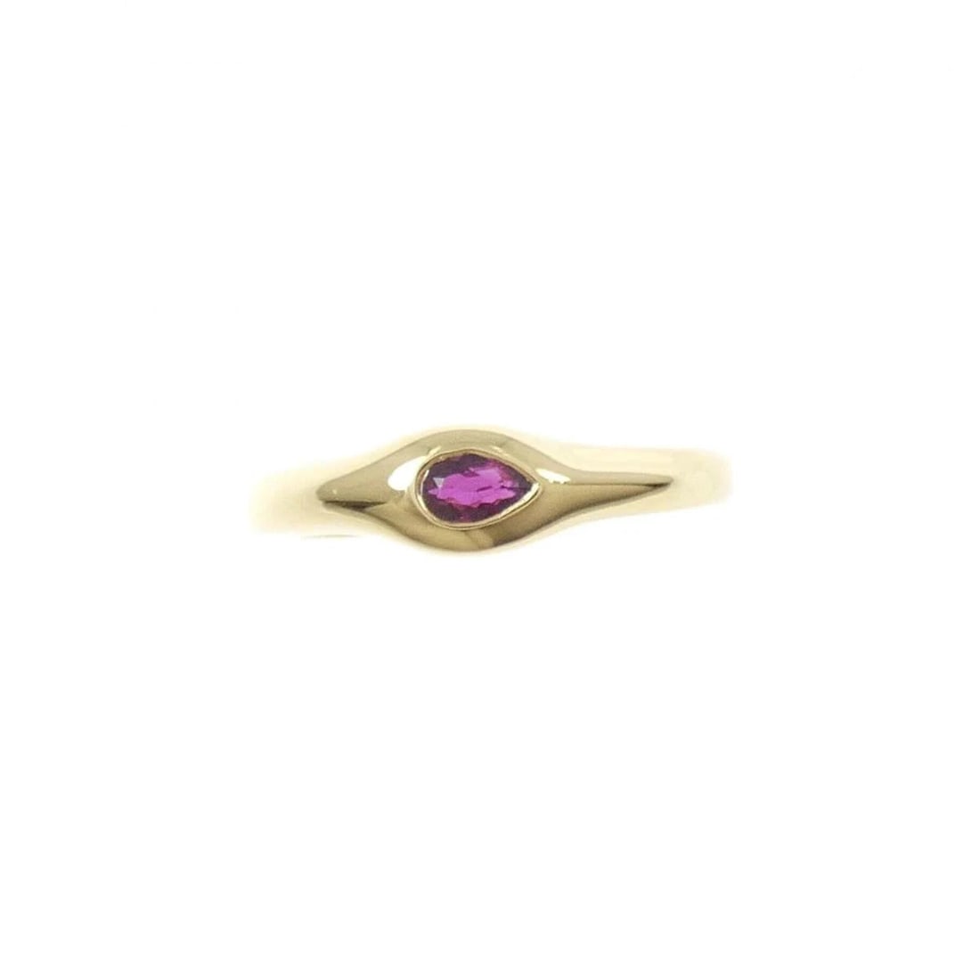 TIFFANY RUBY RING 18K YELLOW GOLD - 2