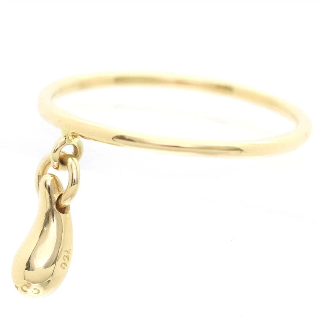 TIFFANY & CO. ELSA PERETTI TEARDROP RING YELLOW GOLD: Tiffany & Co. Elsa Peretti Teardrop Ring Yellow Gold Brand: Tiffany & Co. Type/Style: Ring Material: 18K Yellow Gold, Color: Yellow Gold Size: US 3.5 Accessories: None Accessories Notice: When