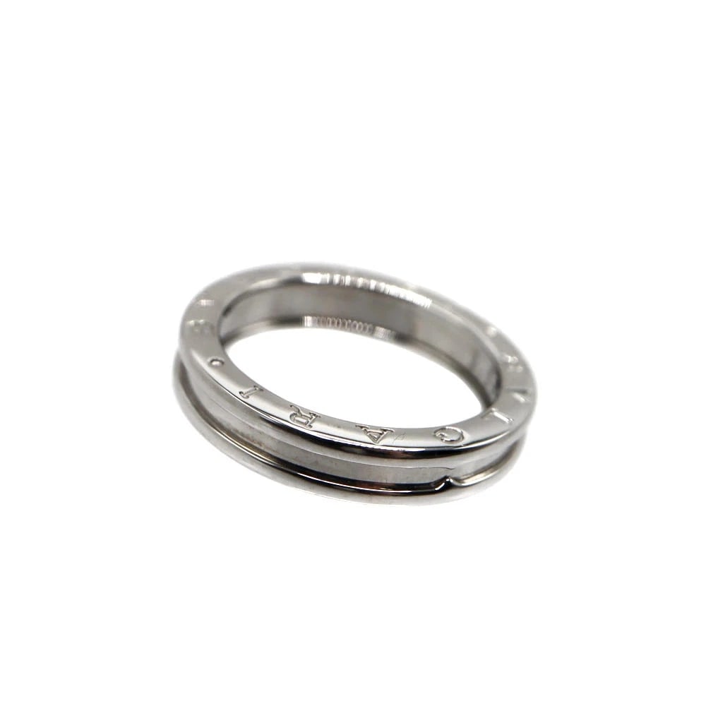 BVLGARI B.ZERO1 RING 18K WHITE GOLD: Bvlgari B.zero1 Ring 18K White Gold Brand: Bvlgari Type/Style: Ring Material: 18K White Gold, Color: White Gold Size: US 10 Accessories: None Accessories Notice: When purchasing pre-owned goods,