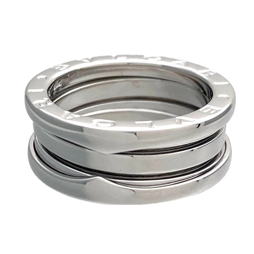 BVLGARI B.ZERO1 3 BAND RING 18K WHITE GOLD: Bvlgari B.zero1 3 Band Ring 18K White Gold Brand: Bvlgari Type/Style: Ring Material: 18K White Gold, Color: White Gold Size: US 6.5 Accessories: None Accessories Notice: When purchasing pre-owned
