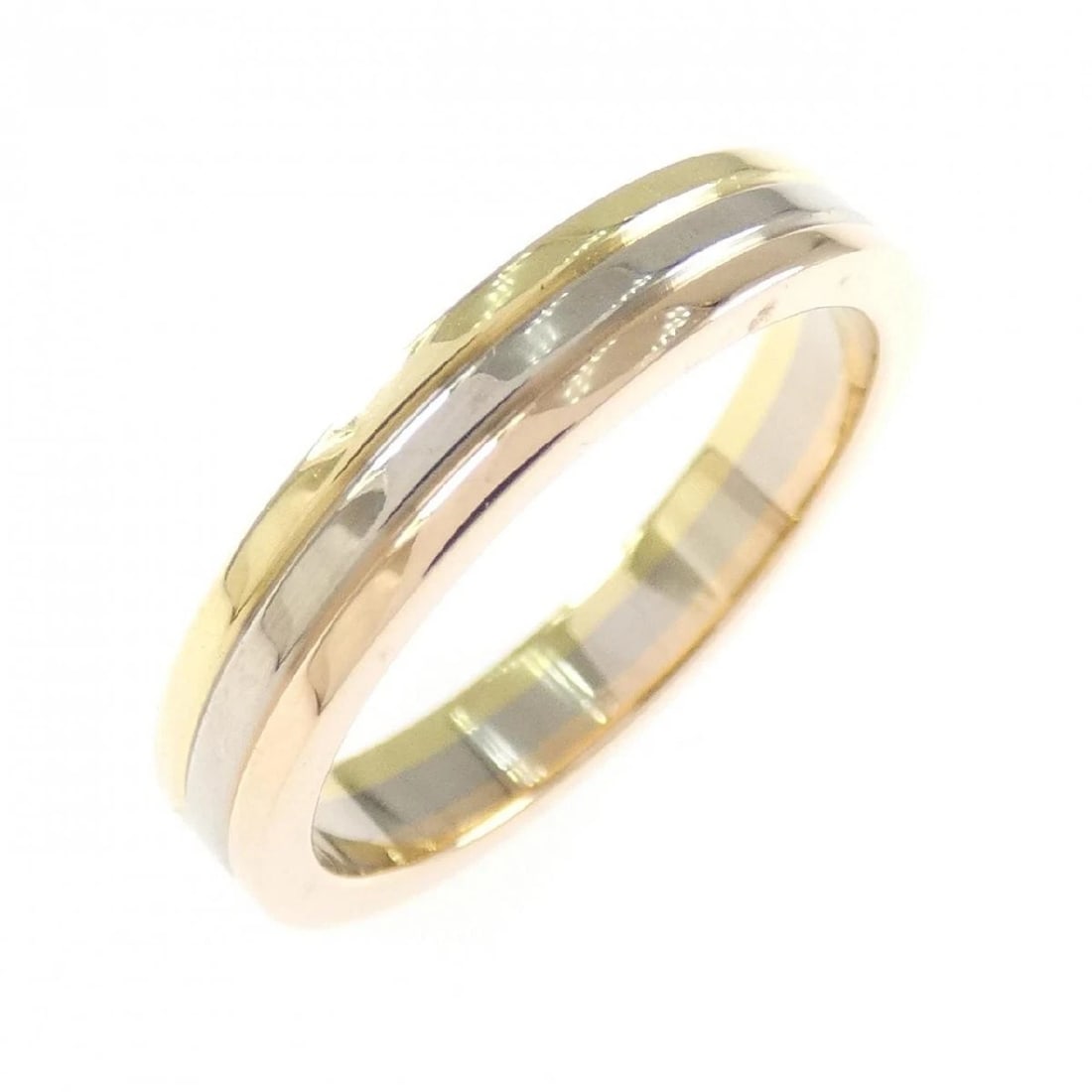 CARTIER LOUIS VENDOME RING 18K YELLOW WHITE PINK GOLD (1 of 2)