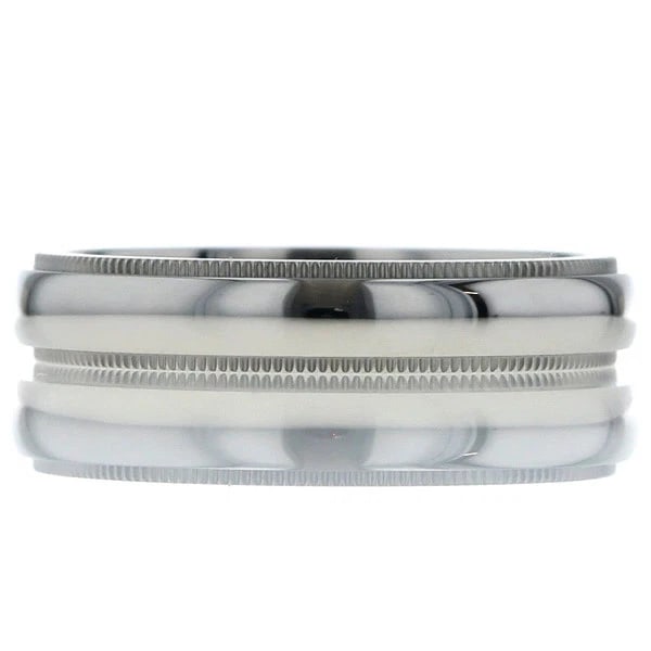 TIFFANY & CO. PT950 PLATINUM TOGETHER BAND RING: Tiffany & Co. Pt950 Platinum Together Band Ring Brand: Tiffany & Co. Type/Style: Ring Material: Pt950, Color: Silver Size: US 9 Accessories: None Accessories Notice: When purchasing pre-ow