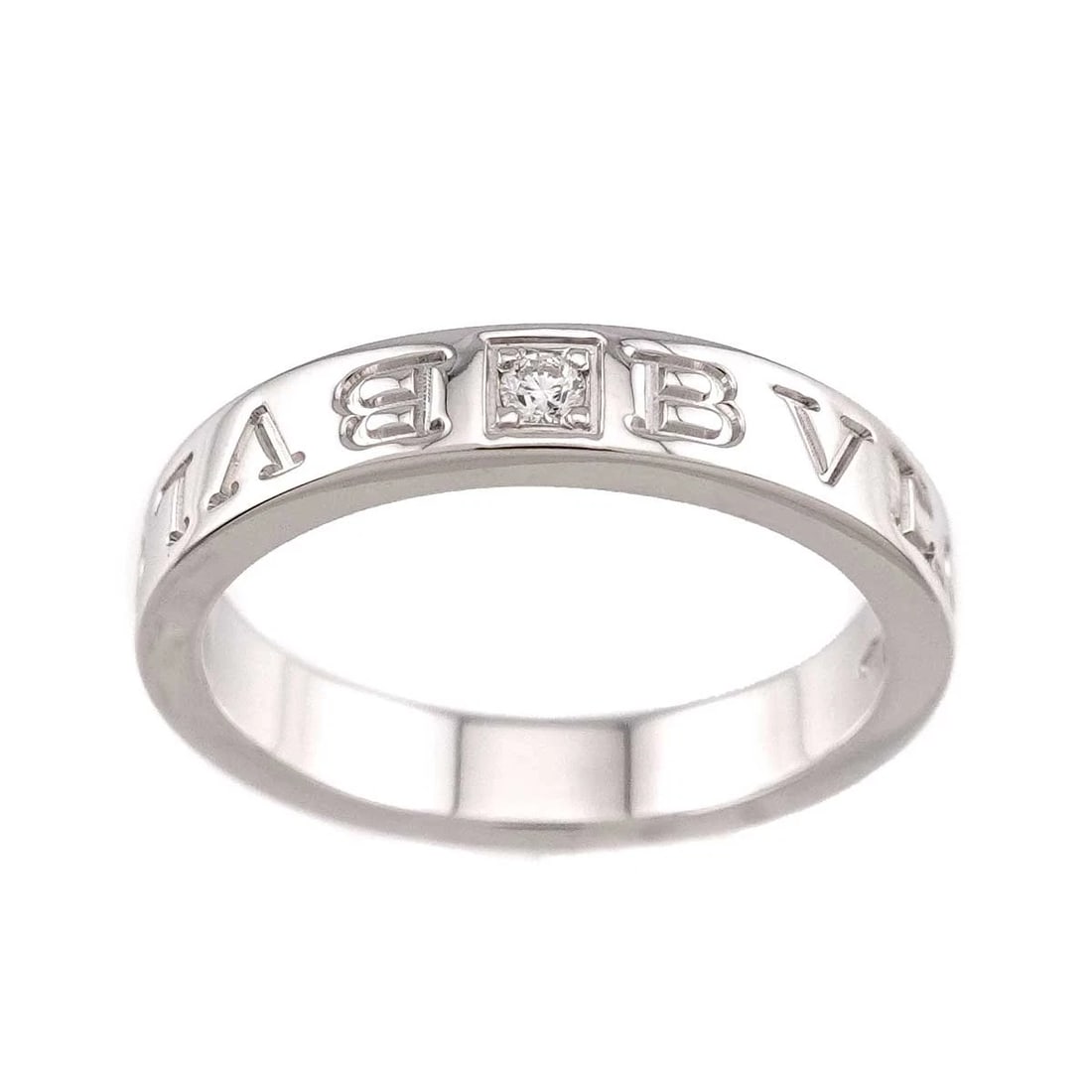 BVLGARI B.ZERO1 ESSENTIAL RING 18K WHITE GOLD DIAMOND: Bvlgari B.zero1 Essential Ring 18K White Gold Diamond Brand: Bvlgari Type/Style: Ring Material: 18K White Gold, Main Stone Natural Color: White Gold Size: US 8.5 Accessories: None Accessories Notice: