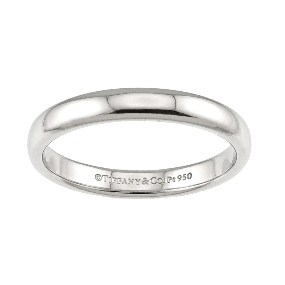 TIFFANY & CO. FOREVER RING PLATINUM: Tiffany & Co. Forever Ring Platinum Brand: Tiffany & Co. Type/Style: Ring Material: Pt950, Color: Silver Size: US 7.5 Accessories: None Accessories Notice: When purchasing pre-owned goods,