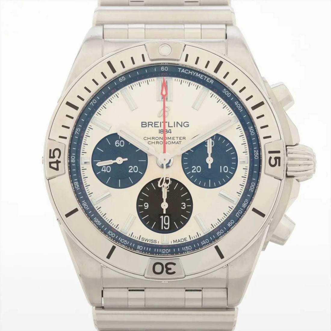 BREITLING CHRONOMAT 42 SS AT SILVER WATCH (1 of 3)