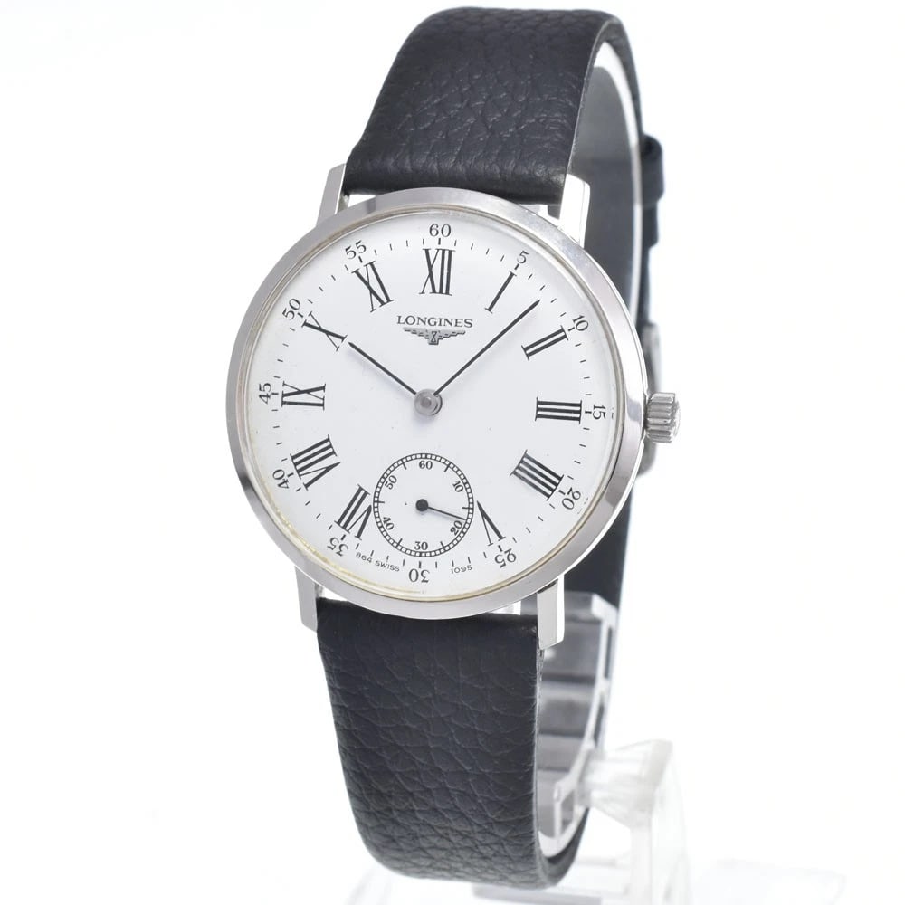 LONGINES WHITE DIAL HAND WINDING WATCH - 2
