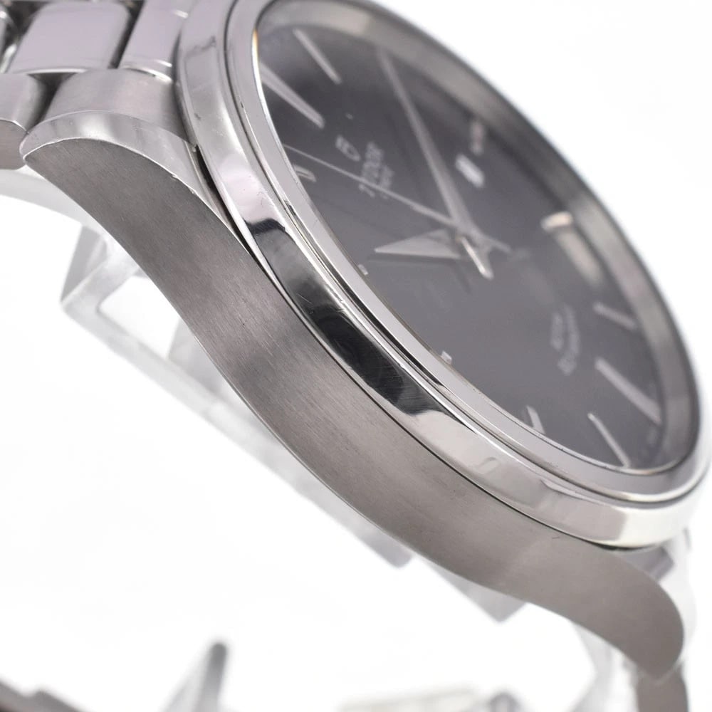 TUDOR STYLE DATE BLACK DIAL AUTOMATIC WATCH - 3