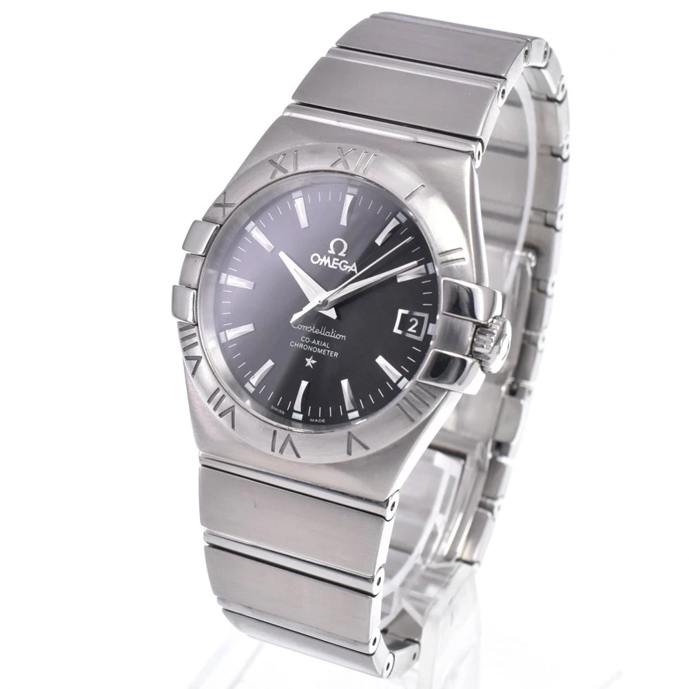 OMEGA CONSTELLATION COAXIAL WATCH: Omega Constellation Coaxial Watch Brand: OMEGA Type/Style: Wristwatch Material: Band Material Stainless Steel, Case Material Stainless Steel Color: Case Color Silver, Band Color Silver, Dial Color