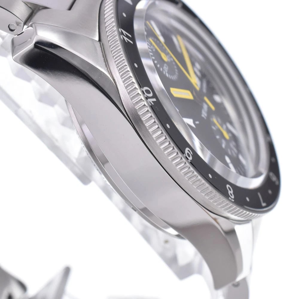 YEMA NAVY GRAPH BLACK DIAL AUTOMATIC WATCH - 4
