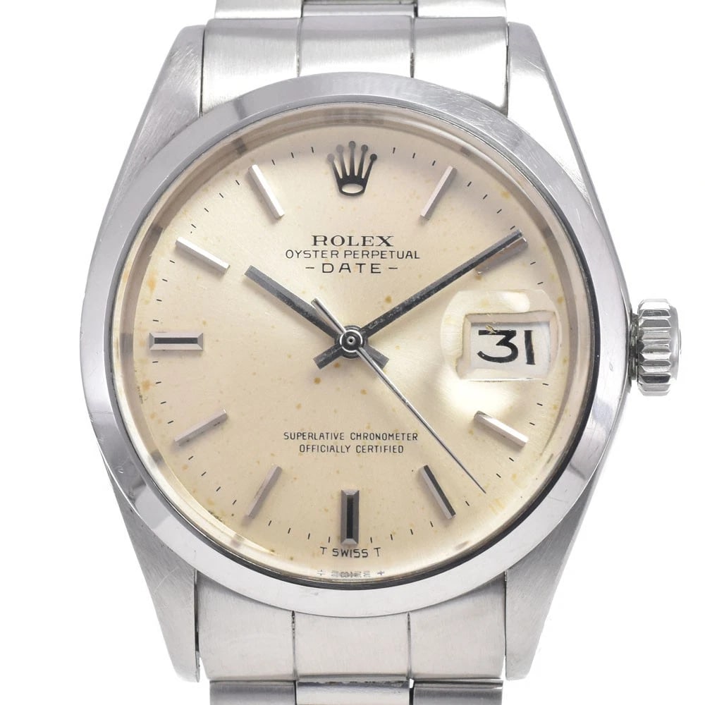 ROLEX OYSTER PERPETUAL DATE AUTOMATIC WATCH: Rolex Oyster Perpetual Date Automatic Watch Brand: ROLEX Type/Style: Wristwatch Material: Band Material Stainless Steel, Case Material Stainless Steel Color: Case Color Silver, Band Color Silver, Dial