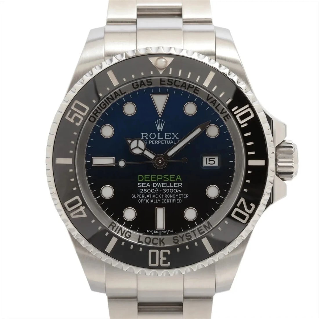 ROLEX SEA-DWELLER DEEP SEA SS AT D BLUE DIAL WATCH (1 of 3)