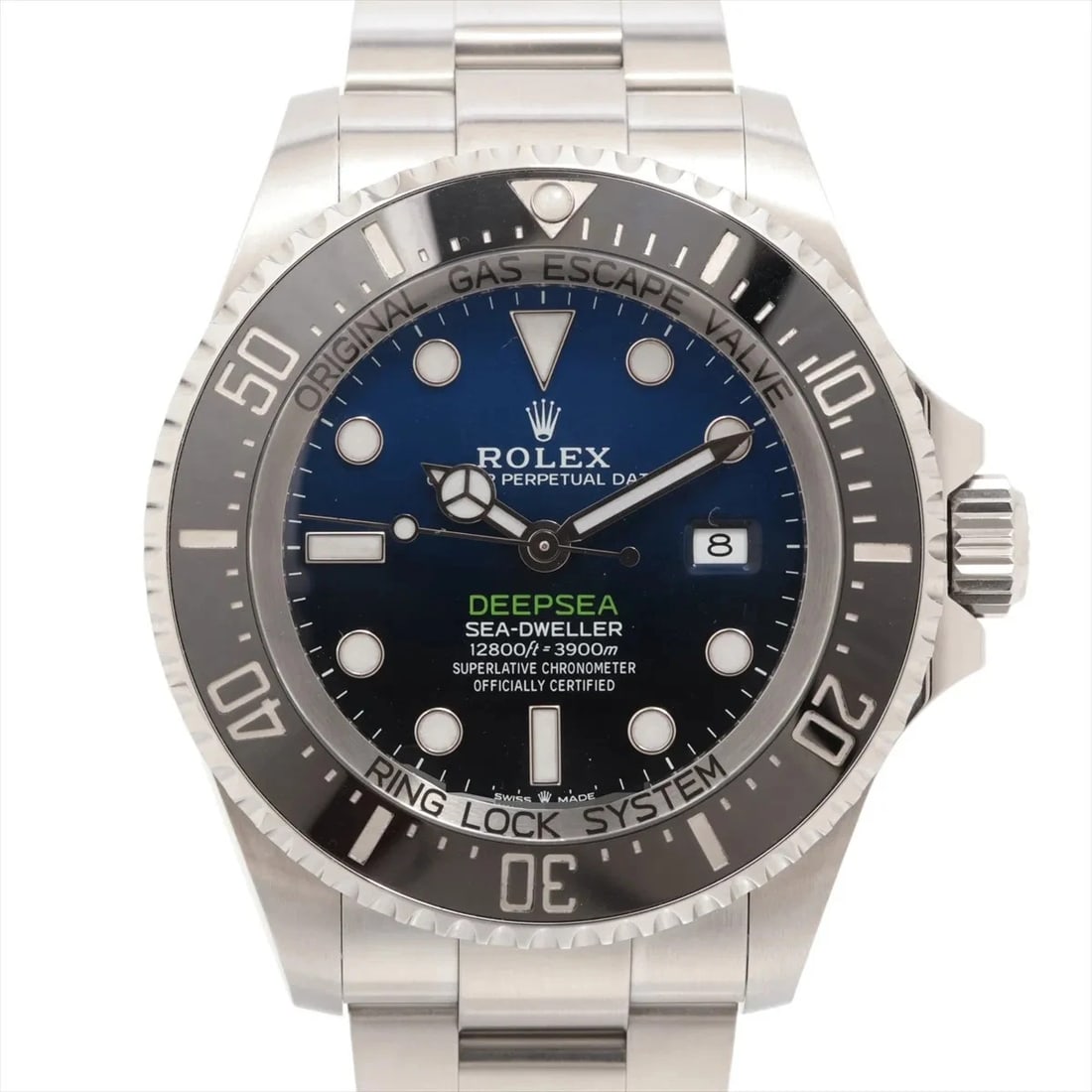 ROLEX SEA-DWELLER DEEP SEA SS AT D BLUE DIAL WATCH (1 of 2)
