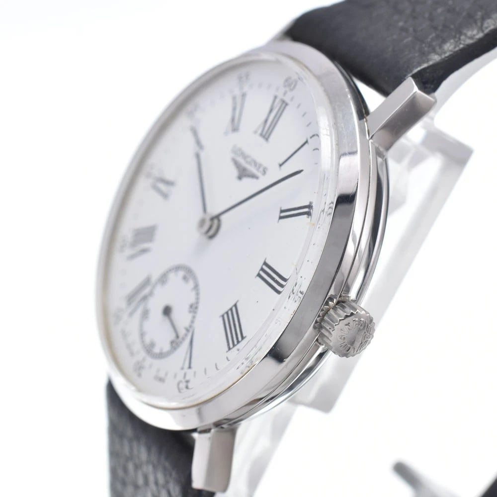LONGINES WHITE DIAL HAND WINDING WATCH - 3