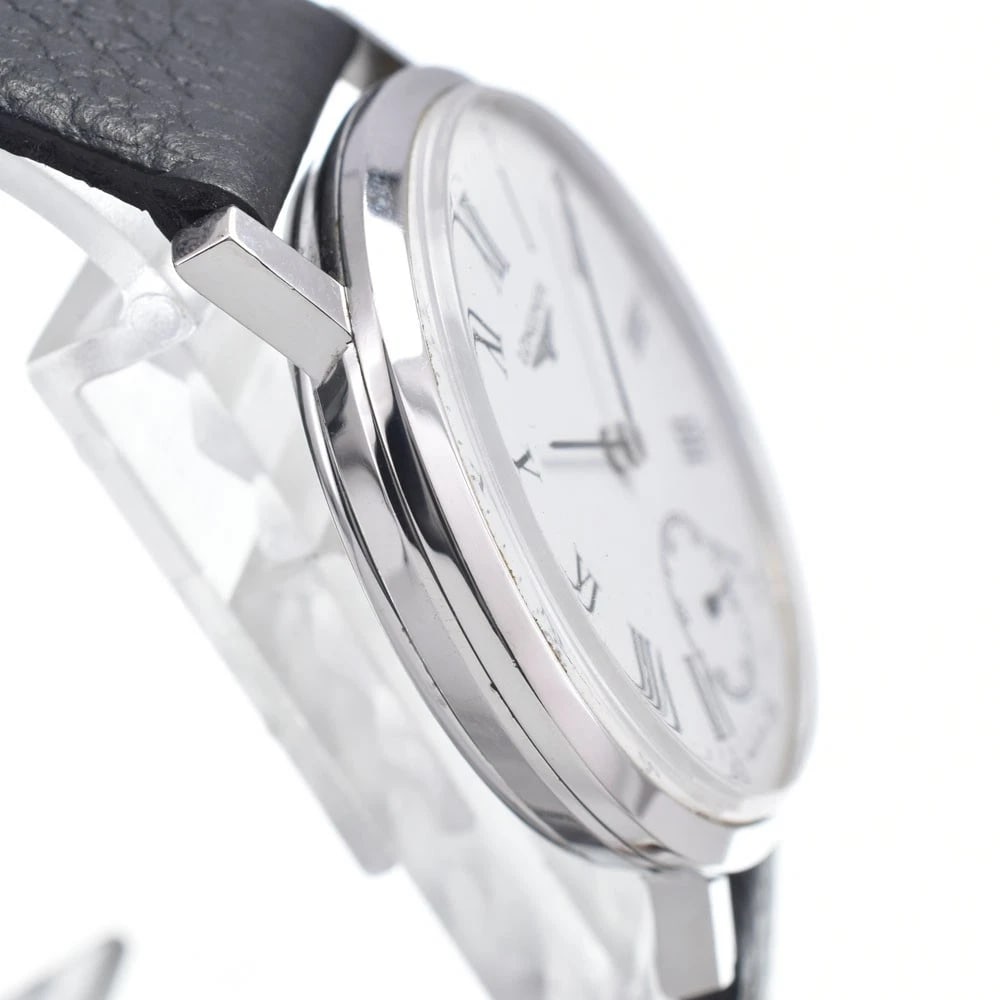 LONGINES WHITE DIAL HAND WINDING WATCH - 4