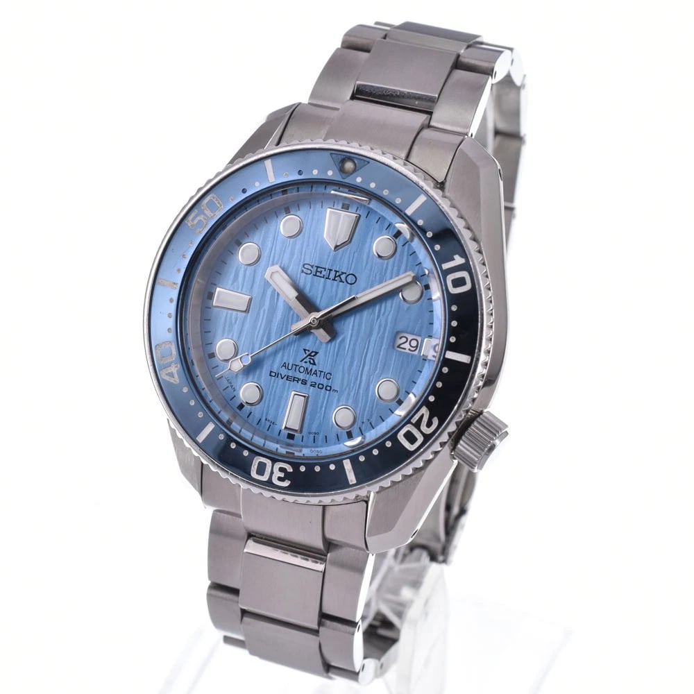 SEIKO PROSPEX DIVER SCUBA BLUEDIAL AUTOMATIC WATCH: Seiko Prospex Diver Scuba Bluedial Automatic Watch Brand: SEIKO Type/Style: Wristwatch Material: Band Material Stainless Steel, Case Material Stainless Steel Color: Case Color Silver, Band Color