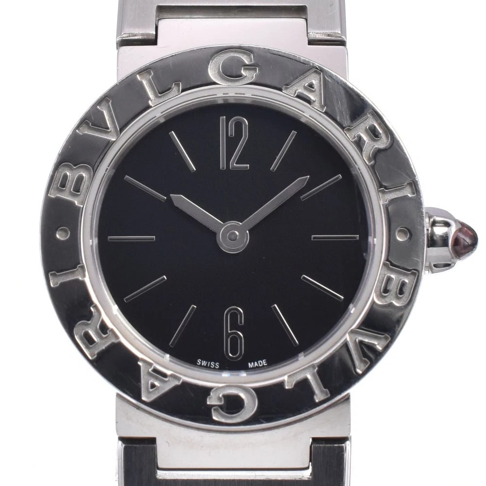 BVLGARI DATE BLACK DIAL QUARTZ LADIES WATCH: Bvlgari Date Black Dial Quartz Ladies Watch Brand: BVLGARI Type/Style: Wristwatch Material: Band Material Stainless Steel, Case Material Stainless Steel Color: Case Color Silver, Band Color Silver,