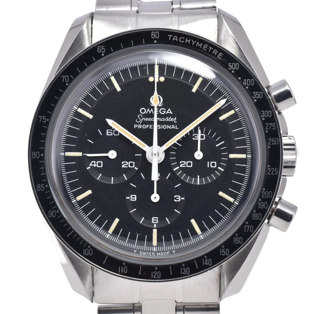 OMEGA SPEEDMASTER PROFESSIONAL HAND WINDING WATCH: Omega Speedmaster Professional Hand Winding Watch Brand: OMEGA Type/Style: Wristwatch Material: Band Material Stainless Steel, Case Material Stainless Steel Color: Case Color Silver, Band Color Silver
