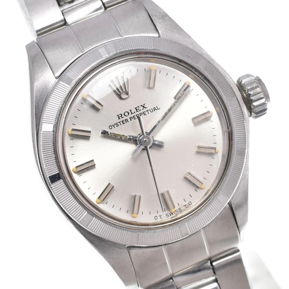 ROLEX OYSTER PERPETUAL SILVER DIAL AUTOMATIC LADIES WATCH: Rolex Oyster Perpetual Silver Dial Automatic Ladies Watch Brand: ROLEX Type/Style: Wristwatch Material: Band Material Stainless Steel, Case Material Stainless Steel Color: Case Color Silver, Band