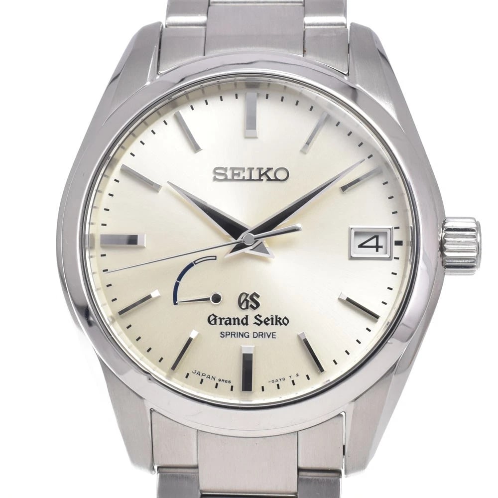 SEIKO GRAND SEIKO SPRING DRIVE WATCH: Seiko Grand Seiko Spring Drive Watch Brand: SEIKO Type/Style: Wristwatch Material: Band Material Stainless Steel, Case Material Stainless Steel Color: Case Color Silver, Band Color Silver, Dial Color 