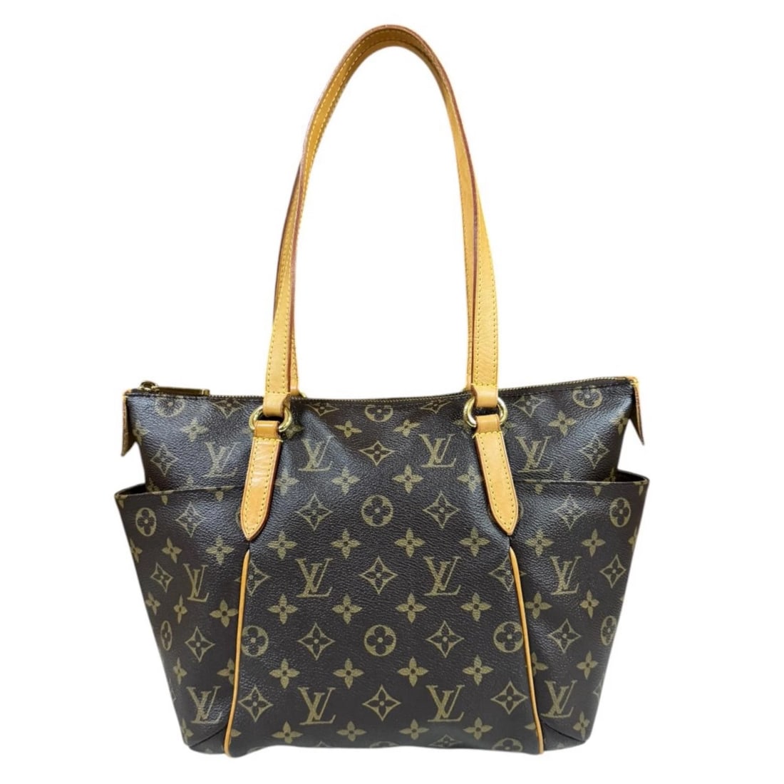 LOUIS VUITTON TOTE BAG MONOGRAM CANVAS: LOUIS VUITTON Tote Bag Monogram canvas Brand: LOUIS VUITTON Type/Style: Tote Bag Material: Exterior Material Monogram canvas Color: Exterior color Brown Size: W11.0 x H9.8 x D4.7inch Handle:22.8inch