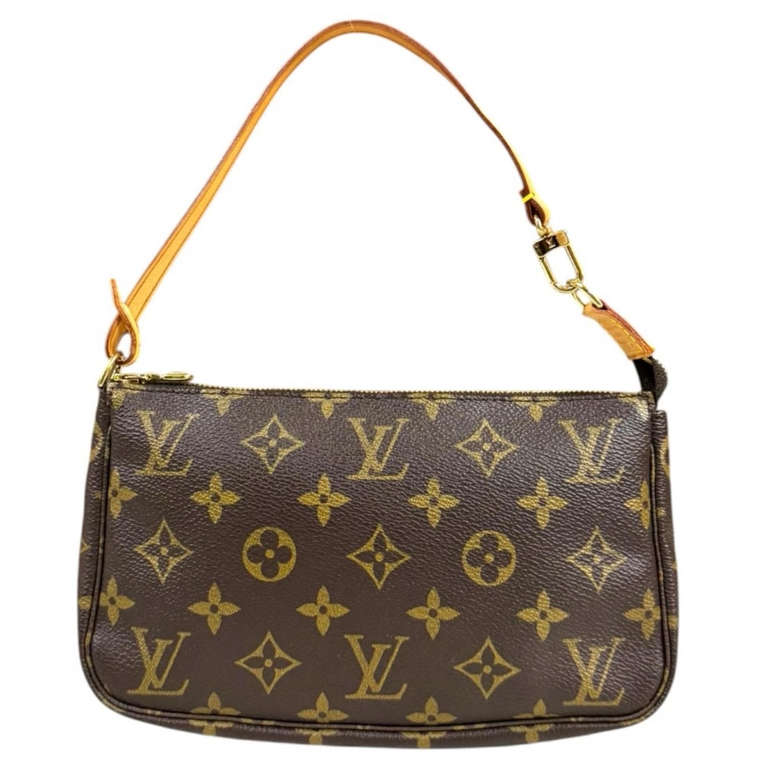 LOUIS VUITTON HANDBAG MONOGRAM CANVAS: LOUIS VUITTON Handbag Monogram canvas Brand: LOUIS VUITTON Type/Style: Handbag Material: Exterior Material Monogram canvas Color: Exterior color Brown Size: W8.3 x H5.1 x D1.2inch Handle:13.4inch