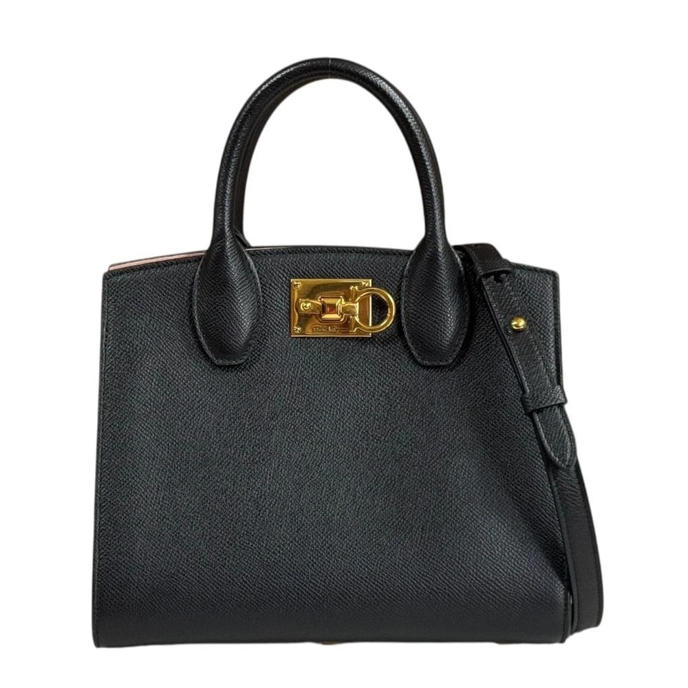 SALVATORE FERRAGAMO SHOULDER BAG LEATHER (1 of 4)