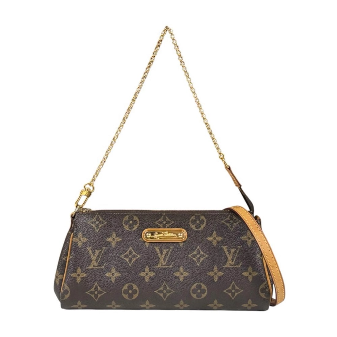 LOUIS VUITTON SHOULDER BAG MONOGRAM CANVAS: LOUIS VUITTON Shoulder Bag Monogram canvas Brand: LOUIS VUITTON Type/Style: Shoulder Bag Material: Exterior Material Monogram canvas Color: Exterior color Brown Size: W8.3 x H4.7 x D1.6inch Handle:16.