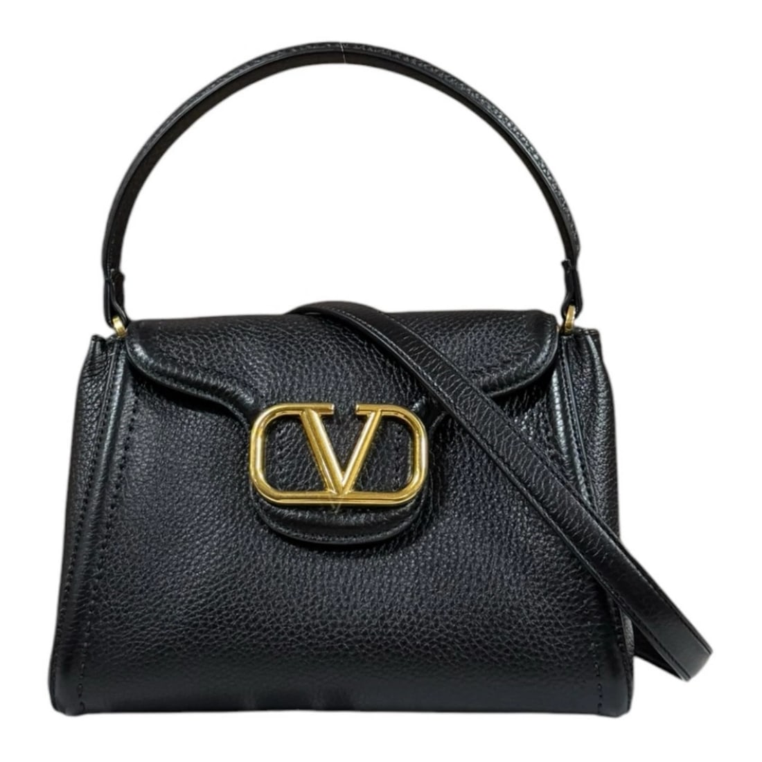 VALENTINO GARAVANI SHOULDER BAG CROSS BODY LEATHER: Valentino Garavani Shoulder Bag Cross Body leather Brand: Valentino Garavani Type/Style: Shoulder Bag Material: Exterior Material leather Color: Exterior color black Size: W9.3 x H7.1 x D4.7inch Handl