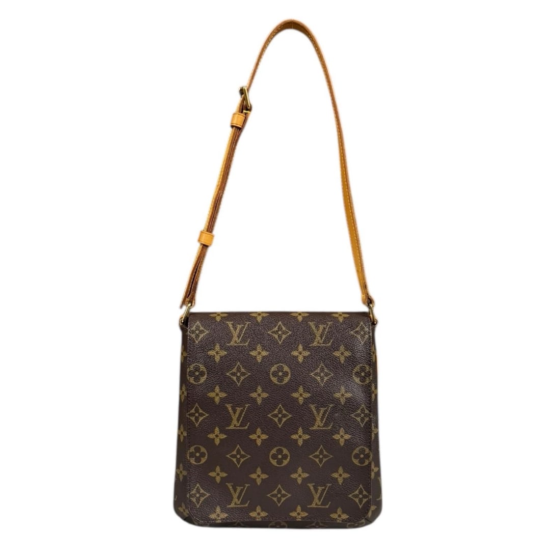 LOUIS VUITTON SHOULDER BAG MONOGRAM CANVAS: LOUIS VUITTON Shoulder Bag Monogram canvas Brand: LOUIS VUITTON Type/Style: Shoulder Bag Material: Exterior Material Monogram canvas Color: Exterior color Brown Size: W8.7 x H8.3 x D2.4inch