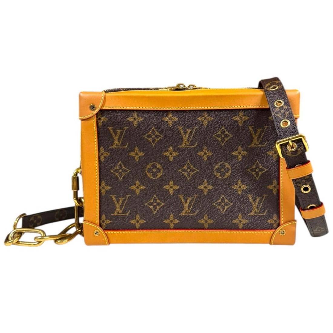 LOUIS VUITTON SHOULDER BAG CROSS BODY MONOGRAM CANVAS: LOUIS VUITTON Shoulder Bag Cross Body Monogram canvas Brand: LOUIS VUITTON Type/Style: Shoulder Bag Material: Exterior Material Monogram canvas Color: Exterior color Brown Size: W9.6 x H7.1 x D3.7inch