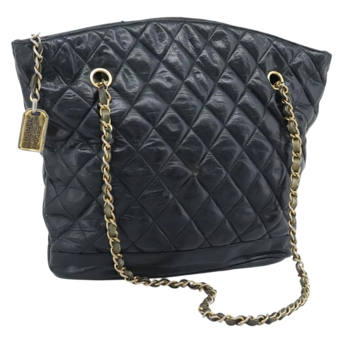 CHANEL MATELASSE CHAIN SHOULDER BAG LAMB SKIN (1 of 4)