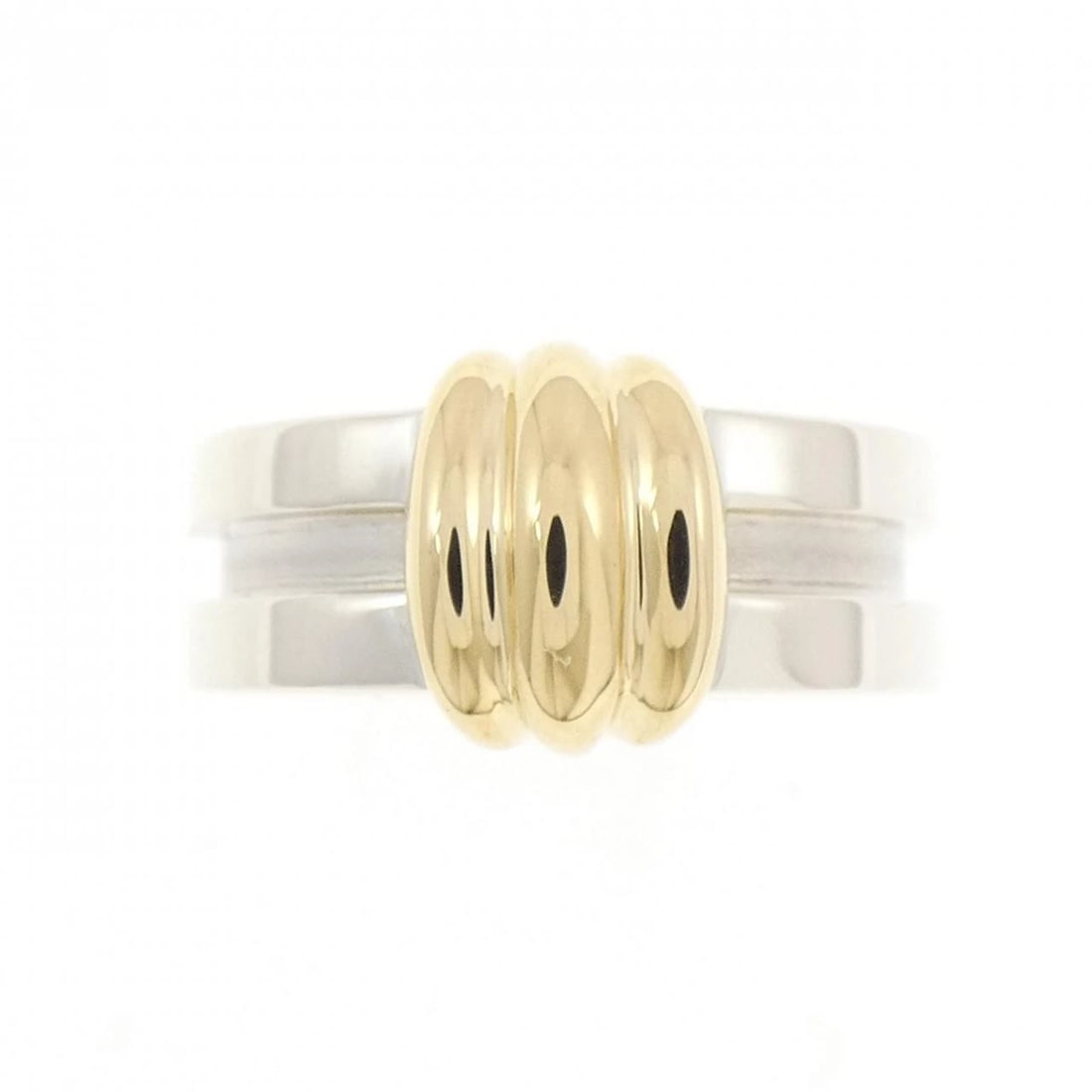 TIFFANY & CO. 925/750YG RING: TIFFANY & Co. 925/750YG Ring Brand: TIFFANY&Co. Type/Style: TIFFANY & Co. Ring Material: 925Silver/750Yellow Gold, Color: YG,Silver Size: US5 1/4 Accessories: None Accessories Notice: When purchasing