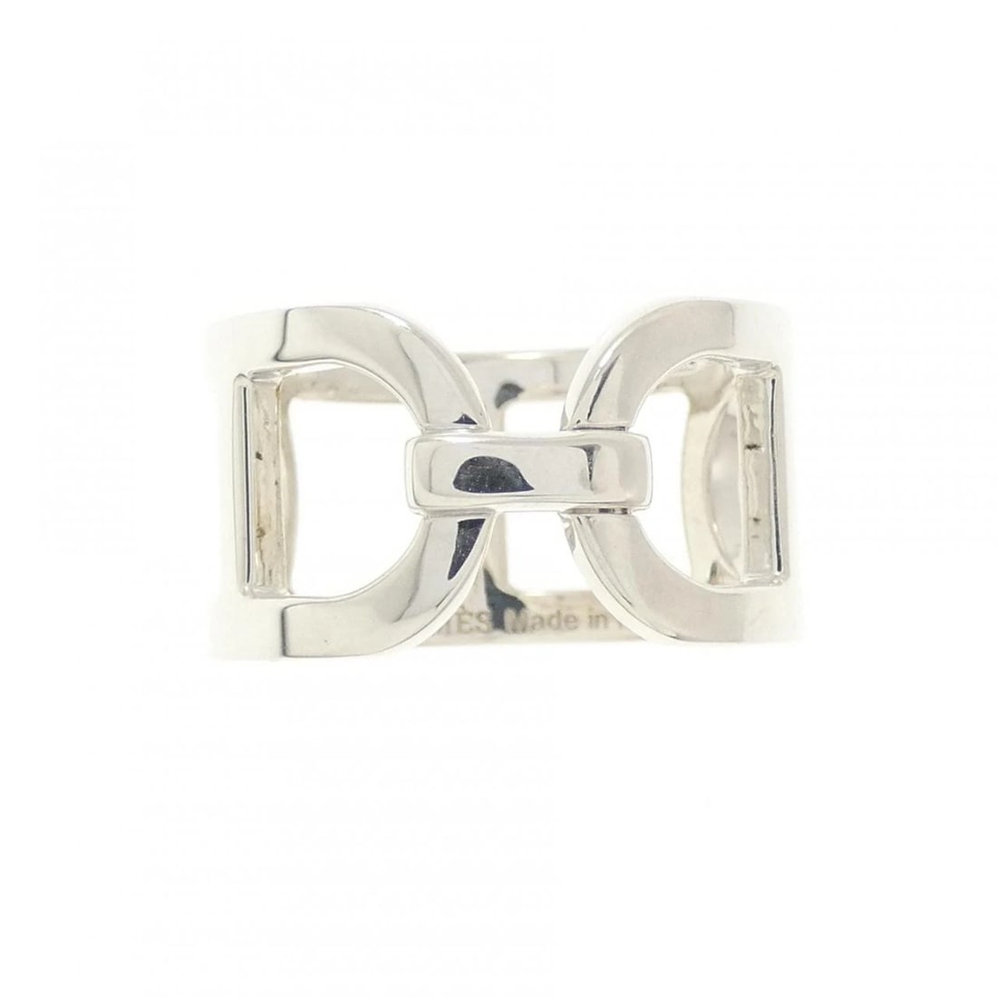 HERMES EVER CHAINE D'ANCRE RING: Hermes Ever Chaine d'Ancre Ring Brand: HERMES Type/Style: Hermes Ring Material: 925Silver, Color: Silver Size: US5 1/4(50) Accessories: None Accessories Notice: When purchasing pre-owned goods,