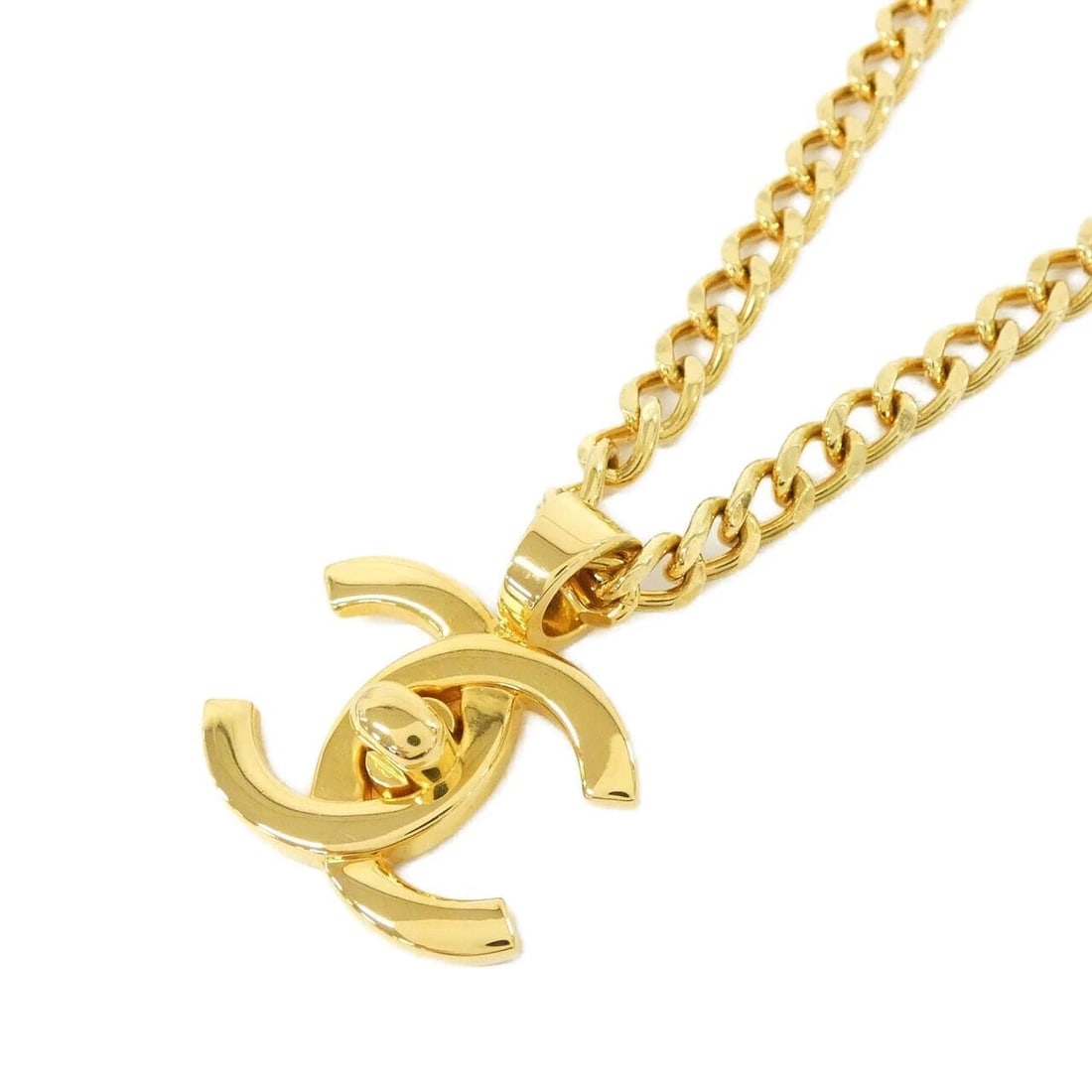 CHANEL NECKLACE: Chanel Necklace Brand: CHANEL Type/Style: Chanel Necklace Material: none, Color: GOLD Size: Length: 90cm Top Width x Height: 3.8cm x 4.1cm Accessories: None Accessories Notice: When purcha