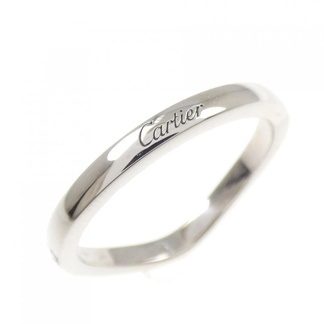 CARTIER BALLERINA RING: Cartier Ballerina Ring Brand: CARTIER Type/Style: Cartier Ring Material: Platinum950, Main Stone Natural Color: Silver Size: US4 1/2(48) Accessories: None Accessories Notice: When purchasi
