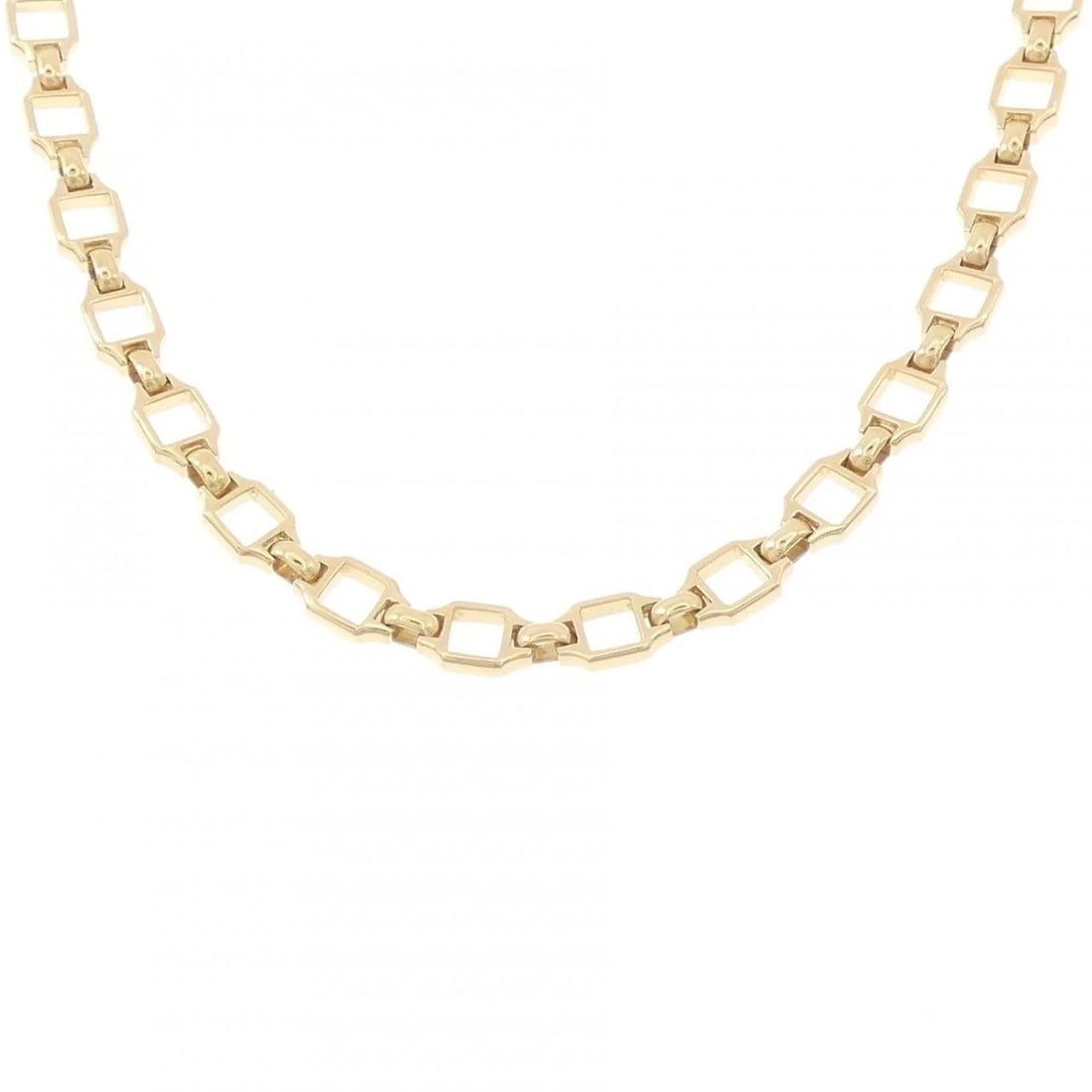 CARTIER 750YG NECKLACE: Cartier 750YG Necklace Brand: CARTIER Type/Style: Cartier Necklace Material: 750 yellow gold, Color: Yellow Gold Size: length45cmActual Size Chain maximum width approx.: 5.2mm Accessories: None