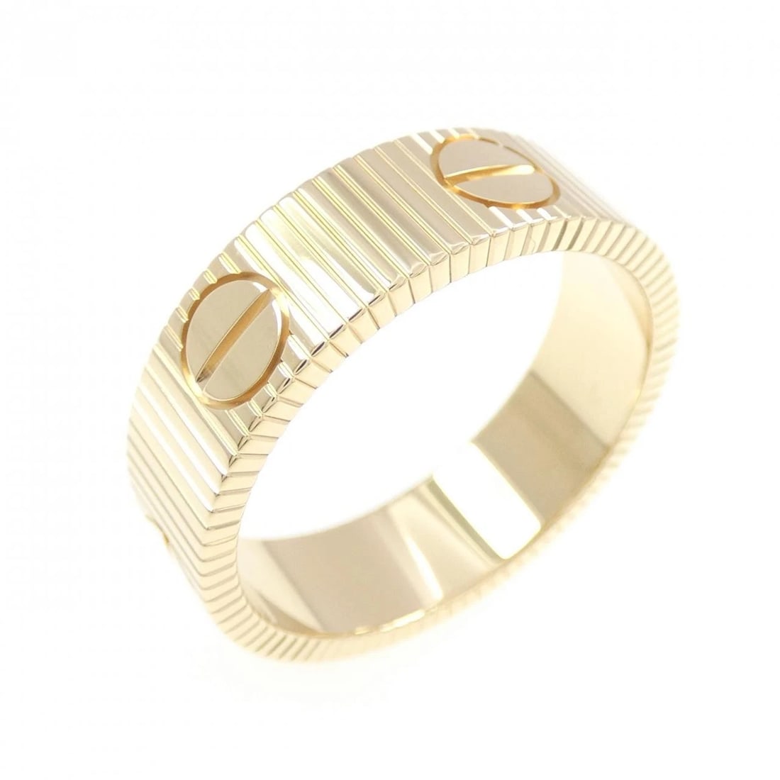 CARTIER LOVE UNLIMITED RING: Cartier Love Unlimited Ring Brand: CARTIER Type/Style: Cartier Ring Material: 750 yellow gold, Color: Yellow Gold Size: US9 1/2(61) Accessories: None Accessories Notice: When purchasing pre-owned