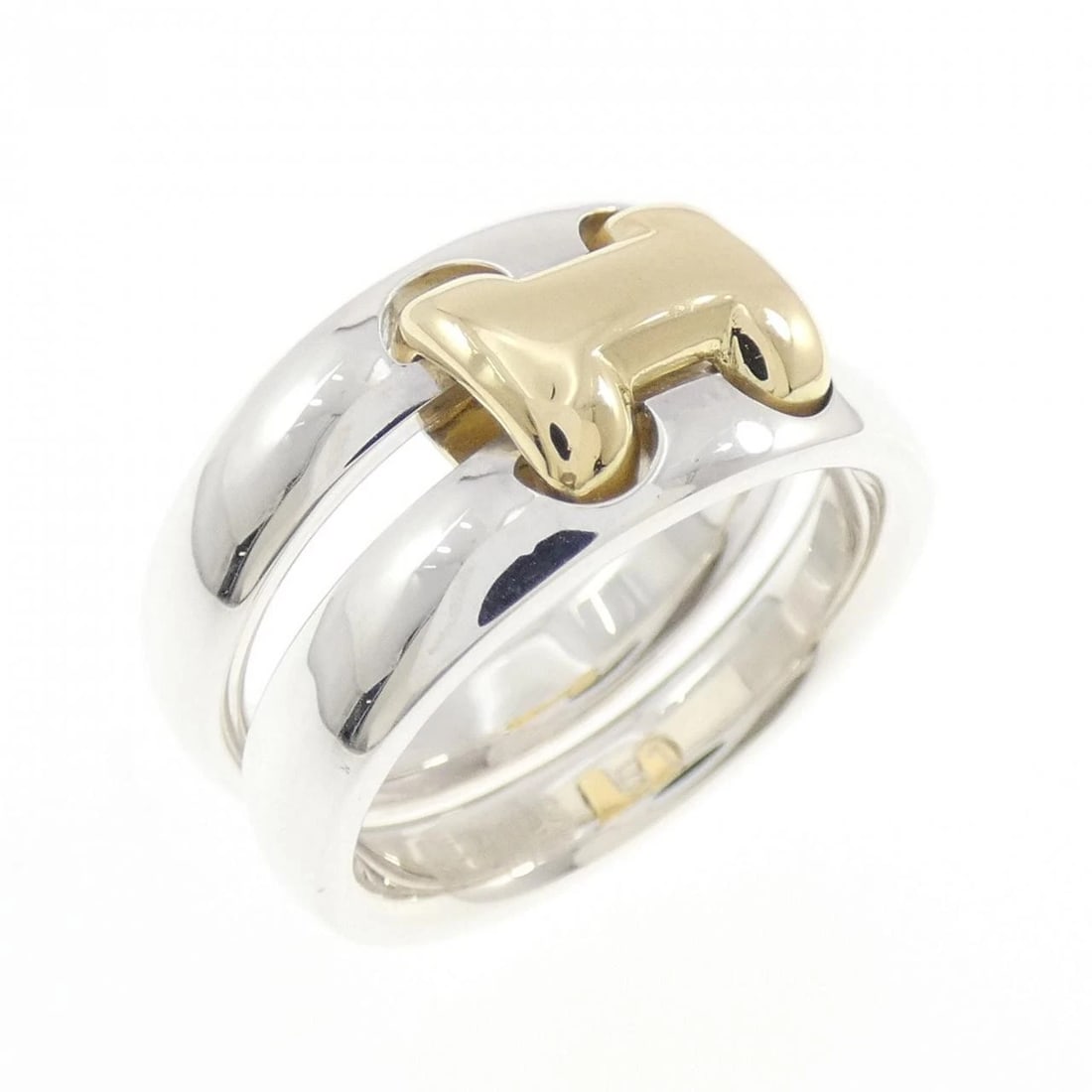 HERMES OLYMPE RING: Hermes Olympe Ring Brand: HERMES Type/Style: Hermes Ring Material: Hall mark, Color: None Size: US5 3/4(51) Accessories: None Accessories Notice: When purchasing pre-owned goods, please refer to the