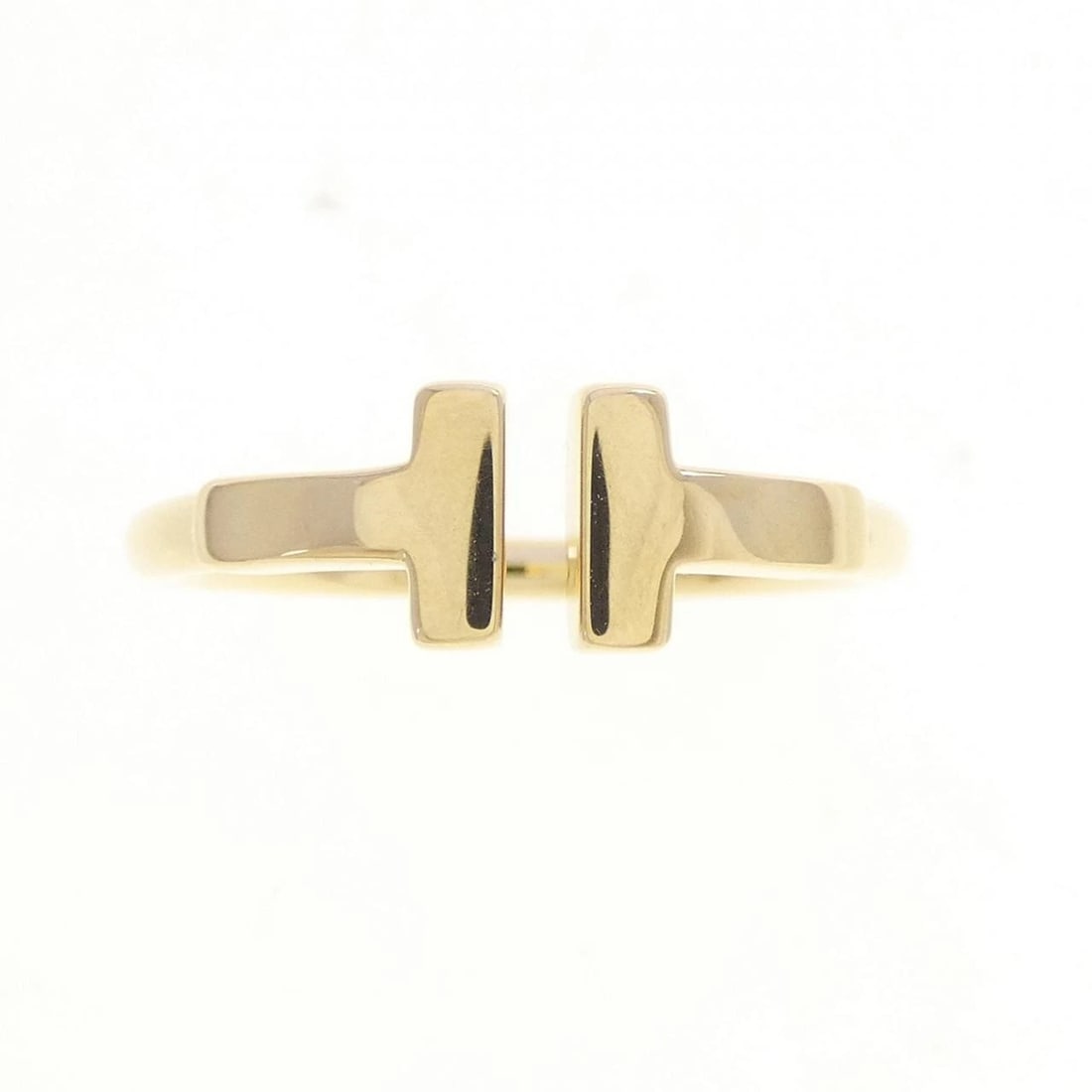 TIFFANY & CO. T-WIRE RING: TIFFANY & Co. T-wire ring Brand: TIFFANY&Co. Type/Style: TIFFANY & Co. Ring Material: 750 yellow gold, Color: yellow gold Size: US5 Accessories: None Accessories Notice: When purchasing pre-owned