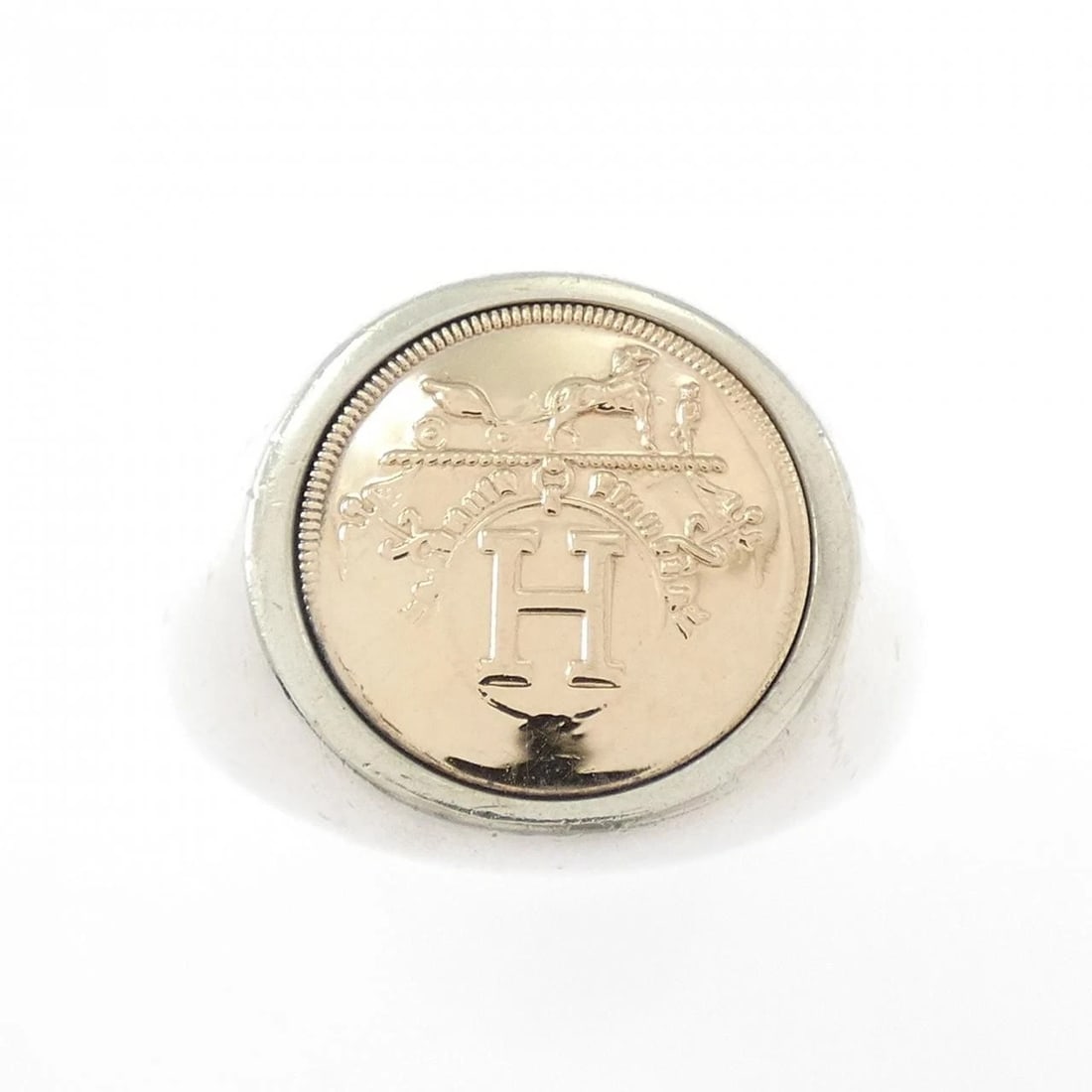 HERMES 925/750PG RING - 2