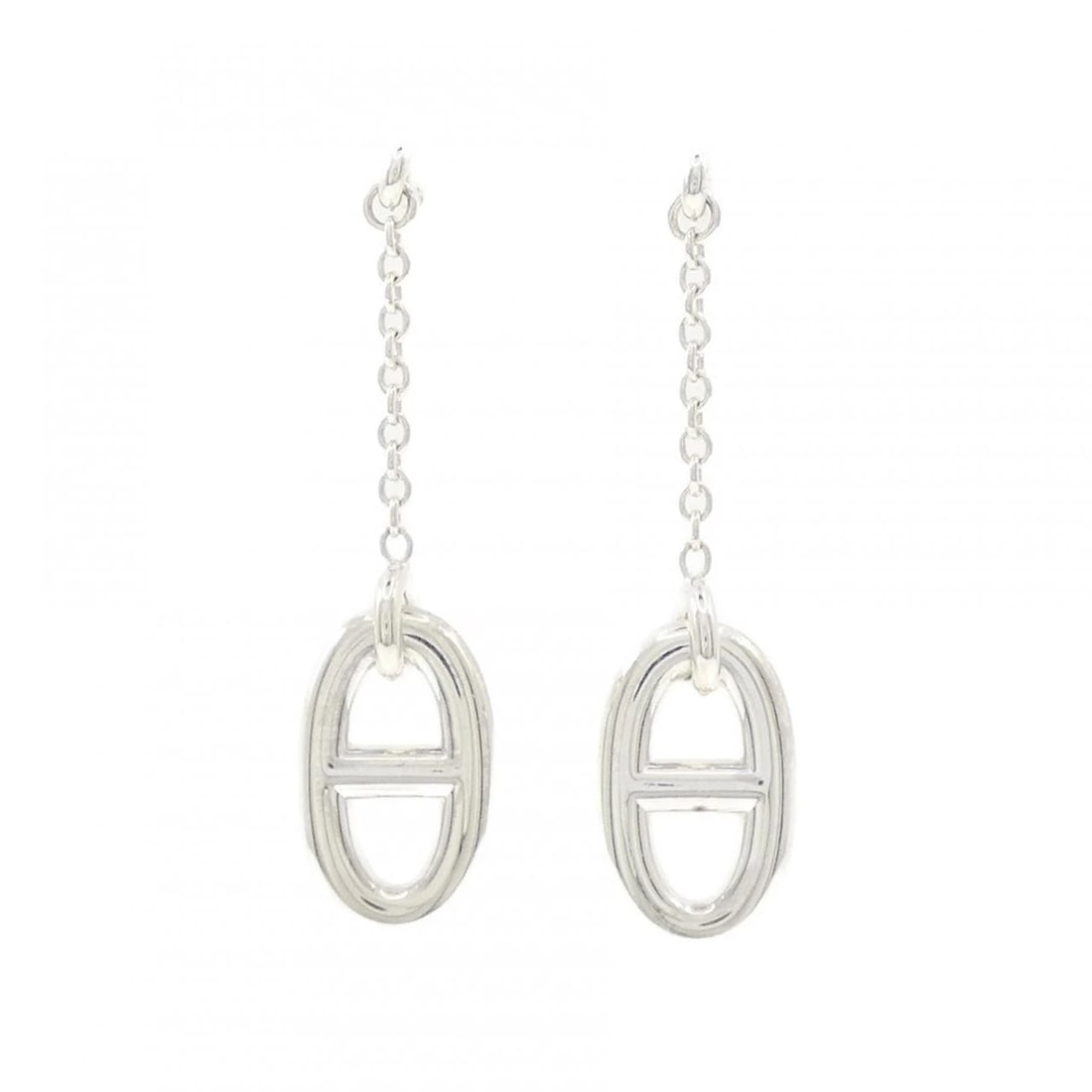 HERMES FARANDOLE PIERCE: Hermes Farandole Pierce Brand: HERMES Type/Style: Hermes Pierce/Earring Material: 925Silver, Color: Silver Size: Actual Size Approximate dimensions (height x width): 40.4cm x 10.1cm Accessories: None