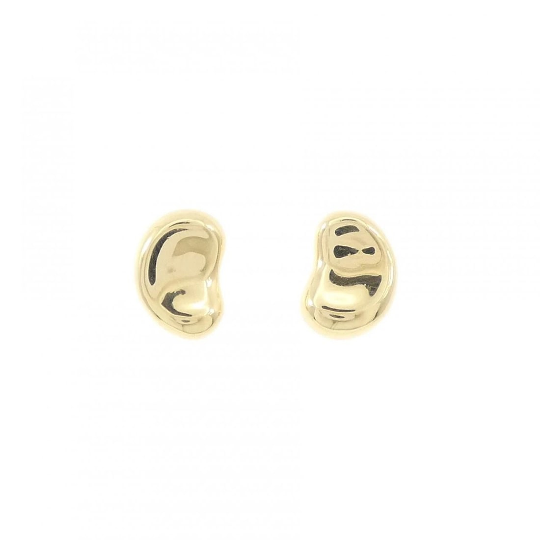 TIFFANY & CO. BEANS PIERCE: TIFFANY & Co. Beans Pierce Brand: TIFFANY&Co. Type/Style: TIFFANY&Co. Pierce/Earring Material: 750 yellow gold, Color: yellow gold Size: Actual Size Approximate dimensions (height x width): 11.7? x 8.
