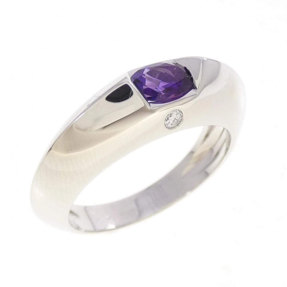 PIAGET AMETHYST RING: PIAGET Amethyst Ring Brand: PIAGET Type/Style: PIAGET Ring Material: 750 white gold, Main Stone Amethyst Color: white gold Size: US8(57) Accessories: None Accessories Notice: When purchasing