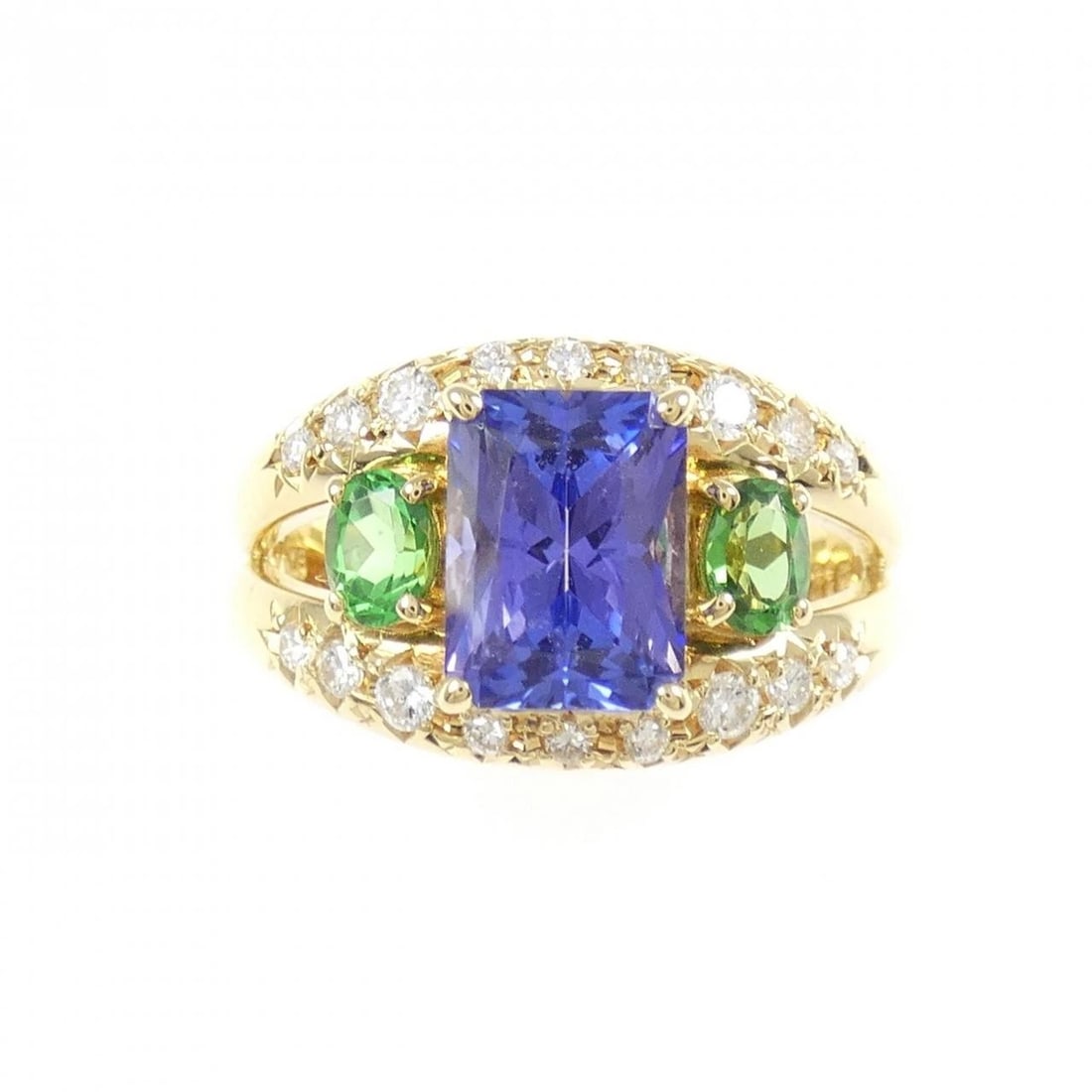 TASAKI COLORED STONE RING - 2
